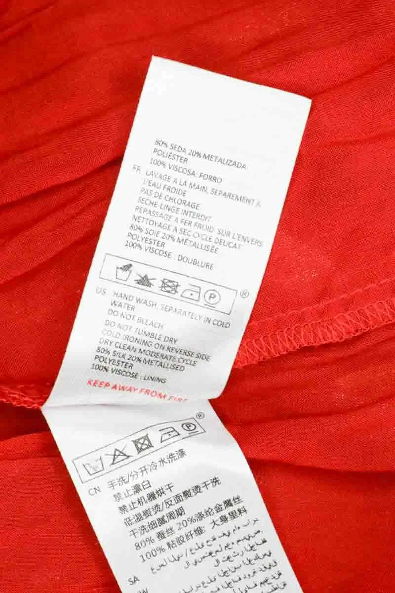 Robe Ba&Sh Rouge en Soie