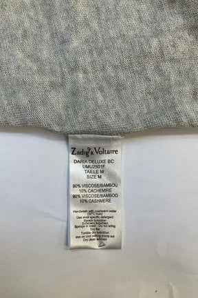 Top sans manche Zadig & Voltaire Gris en Viscose