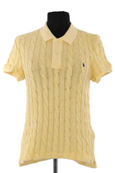 Polo Ralph Lauren Jaune en Coton, taille L - Seconde Main