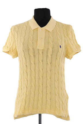 Polo Ralph Lauren Jaune en Coton, taille L - Seconde Main