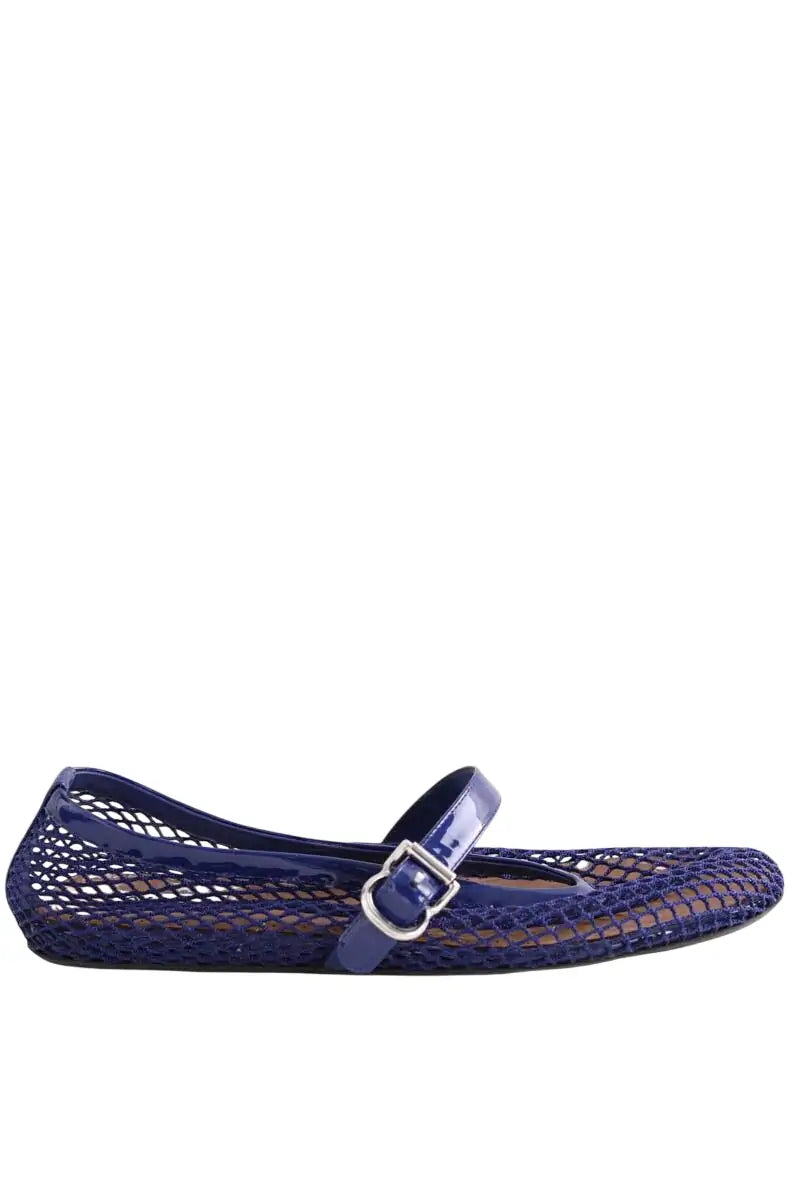 Ballerines Alaïa Marine en Polyester, taille 39 - Seconde Main