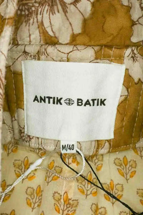 Veste Antik Batik Marron en Coton