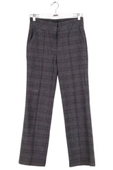 Pantalon droit Maje Gris en Laine, taille S - Seconde Main