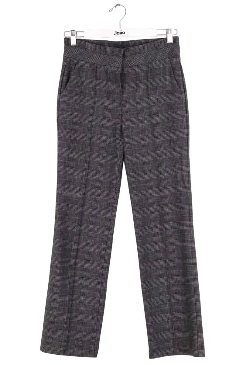 Pantalon droit Maje Gris en Laine, taille S - Seconde Main