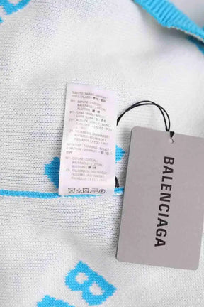 Pull Balenciaga Bleu en Coton