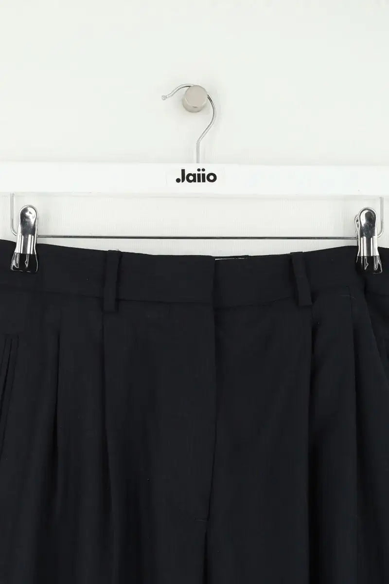 Pantalon droit Officine Générale Marine en Laine