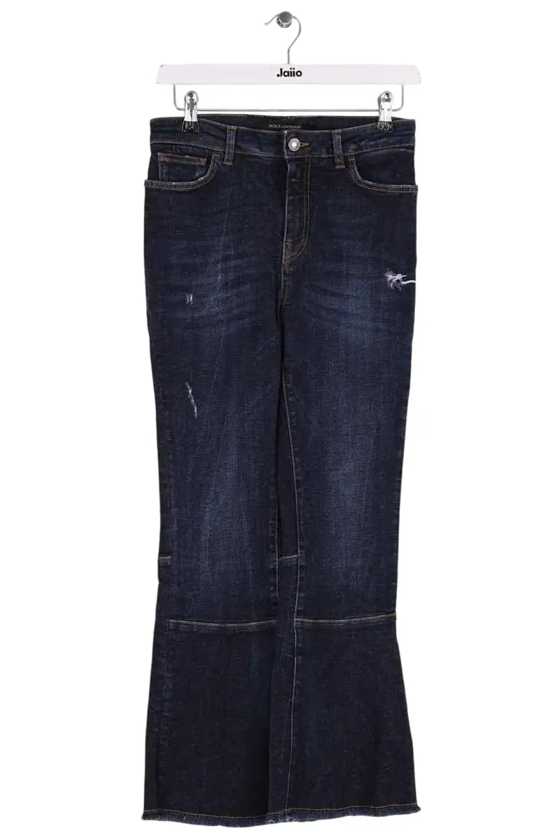 Jean bootcut Dolce & Gabbana Marine en Coton, taille S - Seconde Main