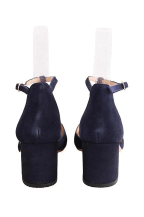 Talons Charles Kammer Bleu en Daim
