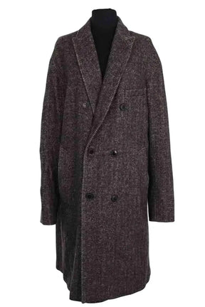 Manteau DONDUP Gris en Laine, taille M - Seconde Main