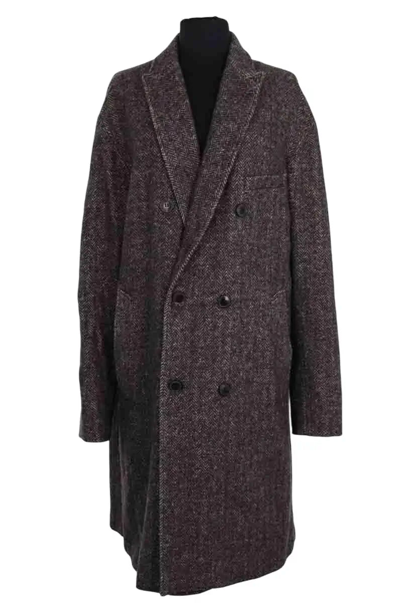 Manteau DONDUP Gris en Laine, taille M - Seconde Main