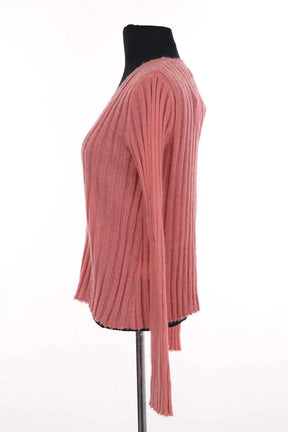 Cardigan Mes Demoiselles Rose en Laine