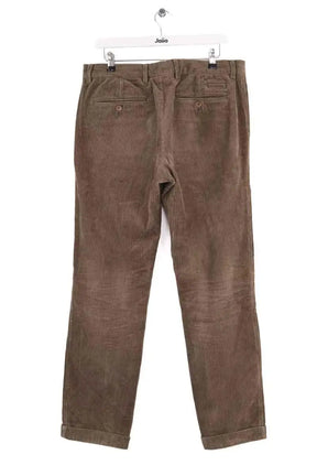 Pantalon droit Moncler Kaki en Coton