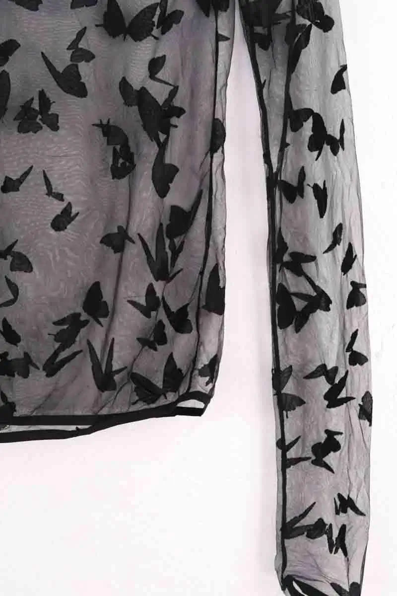 Blouse Saint Laurent Noir en Synthétique