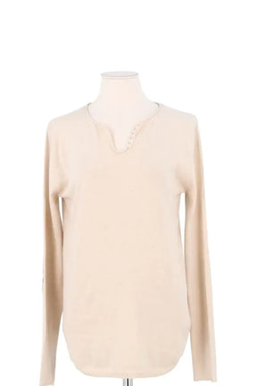 Top Zadig & Voltaire Beige en Coton, taille S - Seconde Main