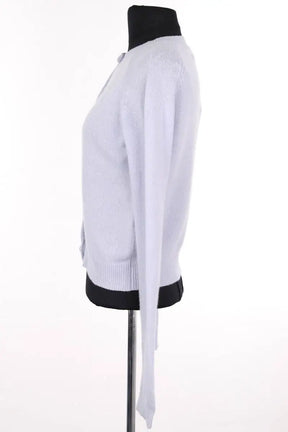 Cardigan Alexandra Golovanoff Bleu en Cachemire