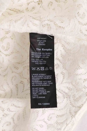 Top The Kooples Blanc en Coton