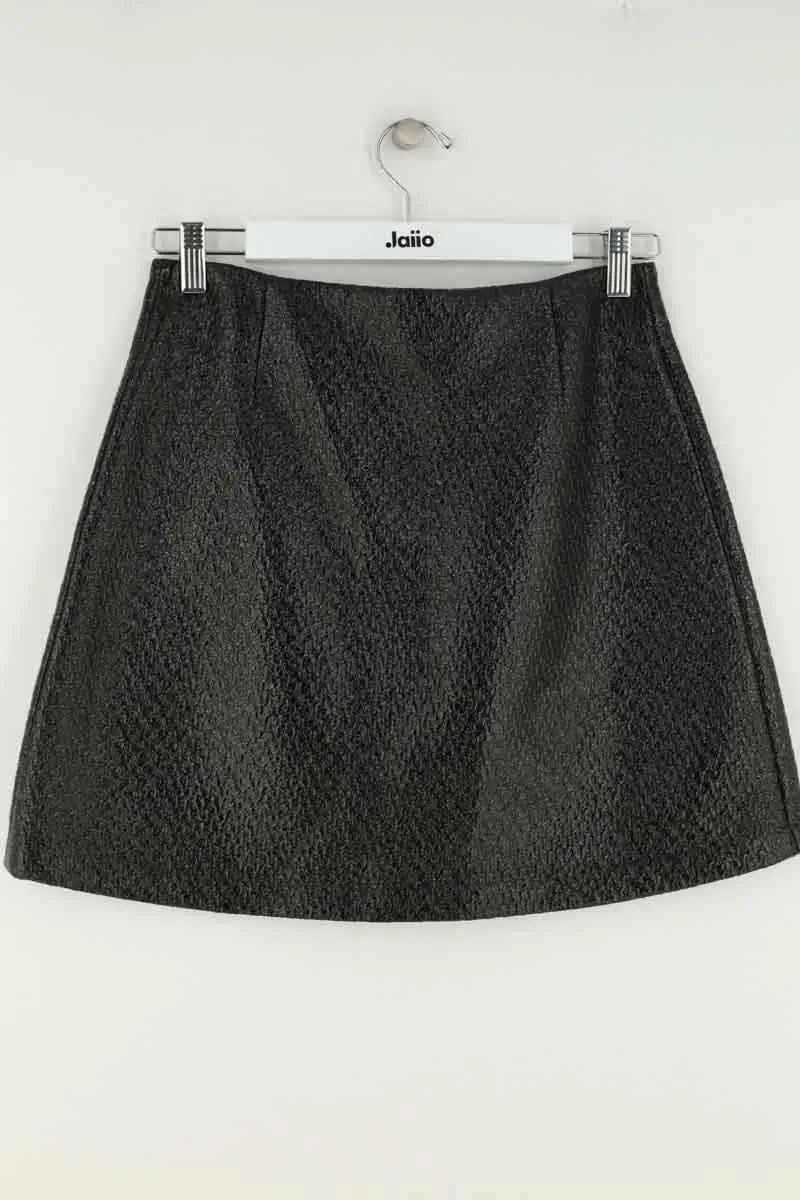 Mini jupe Maje Noir en Synthétique