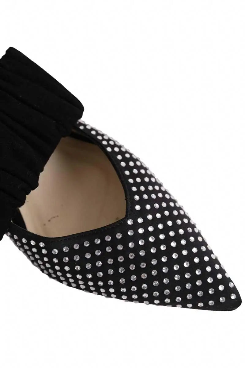 Talons Repetto Noir en Daim