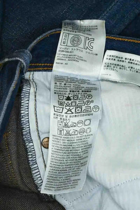 Jean slim Levi's Boyfriend slim fit Bleu en Coton