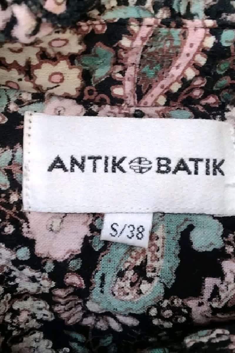 Robe Antik Batik  Noir