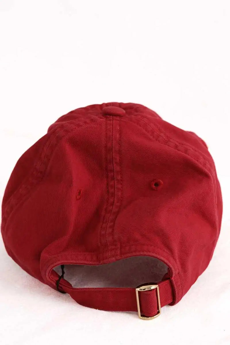 Casquette Sézane Rouge en Coton