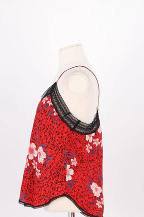 Top sans manche Zadig & Voltaire Rouge en Soie