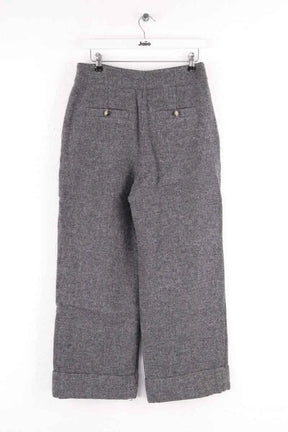 Pantalon large Sézane Gris en Laine