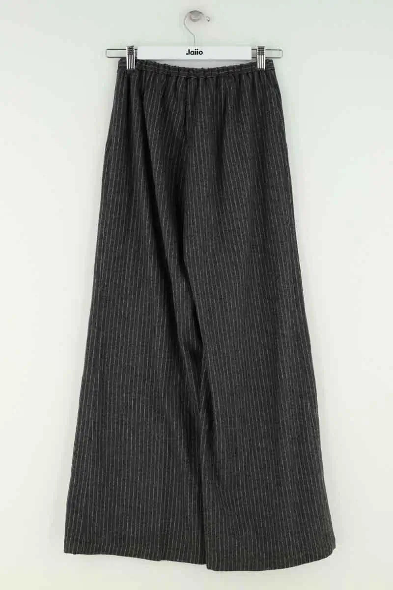Pantalon large Forte_Forte Gris en Laine