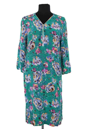 Robe Gerard Darel Vert en Viscose
