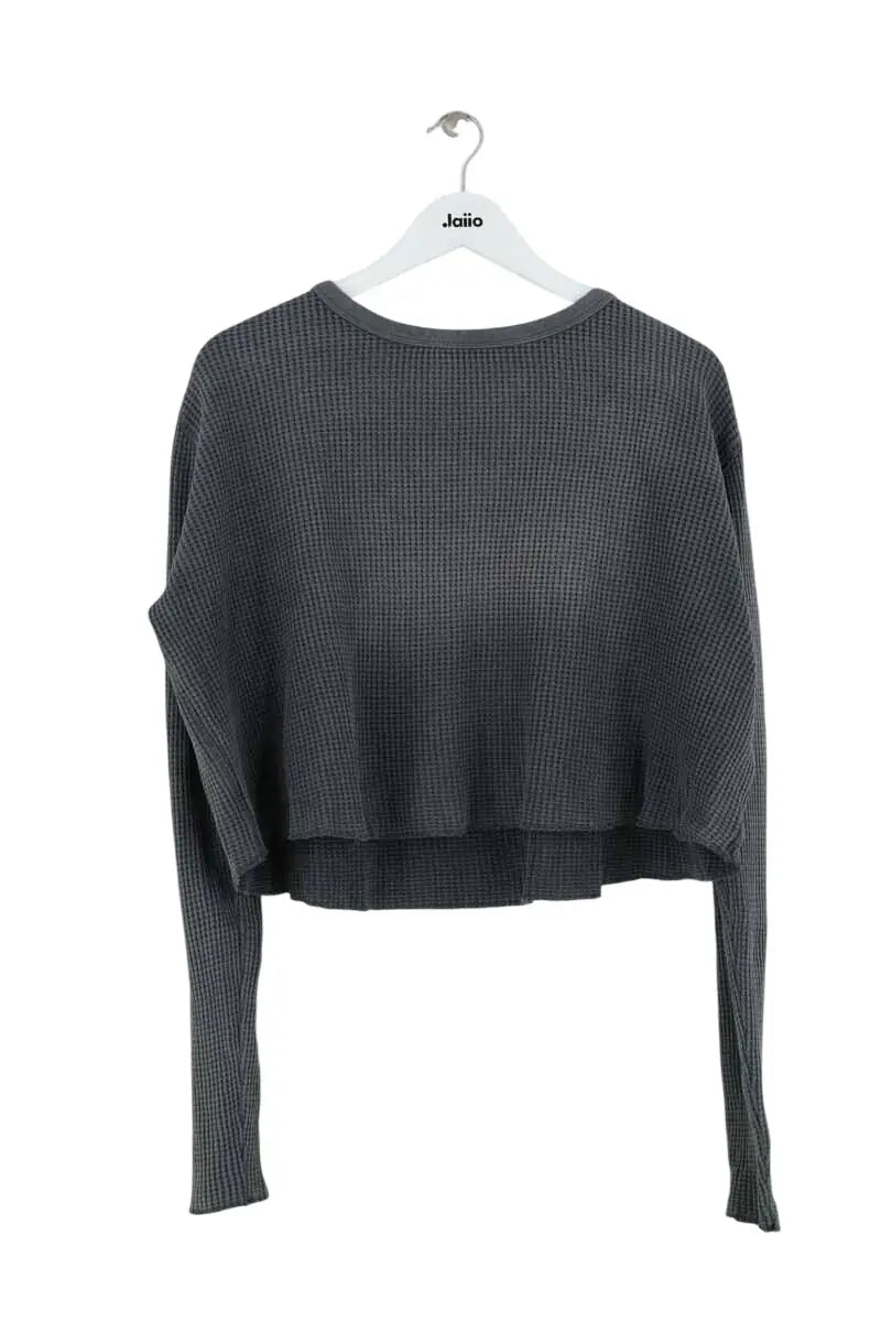 Top American Vintage Gris en Coton, taille XS - Seconde Main