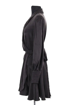 Robe Zimmermann Noir en Soie