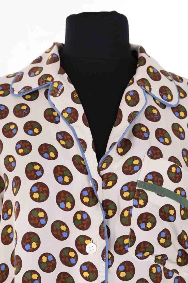 Chemise Tory Burch Ecru en Synthétique