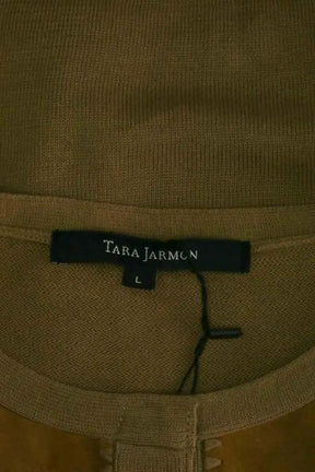 Cardigan Tara Jarmon Camel en Coton