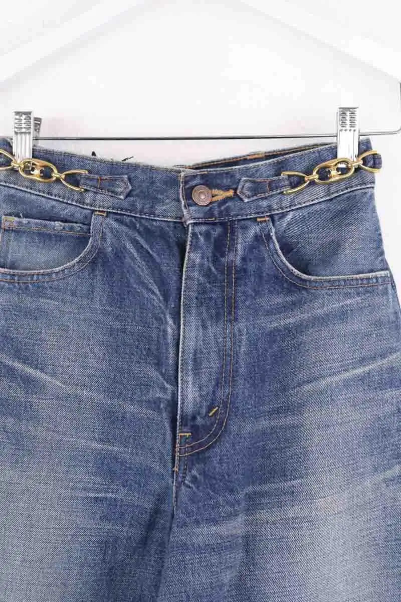 Bermuda Celine Bleu en Coton