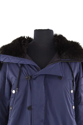 Parka The Kooples Bleu en Synthétique