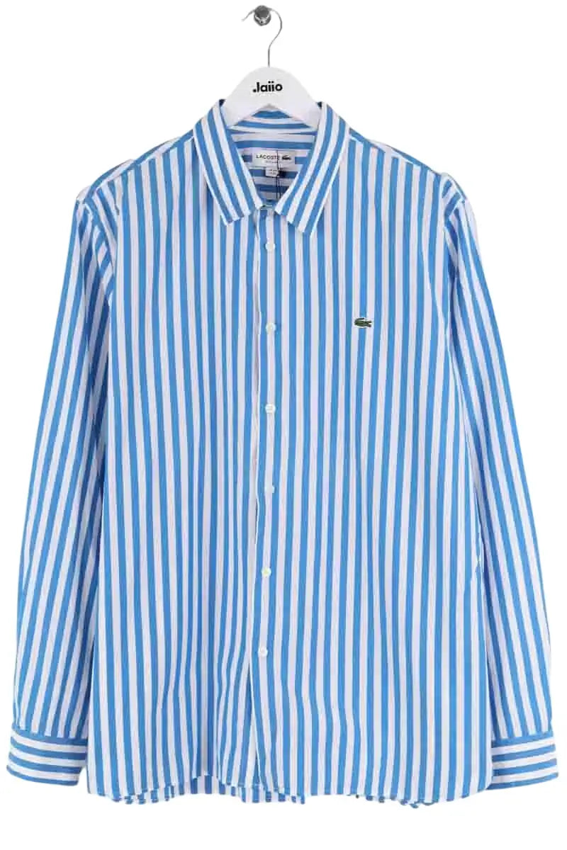Chemise Lacoste Bleu en Coton, taille XL - Seconde Main