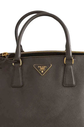 Cabas Prada Galleria Kaki en Cuir