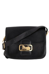 Sac à bandoulière Celine Triomphe Vintage Noir en Cuir - Seconde Main