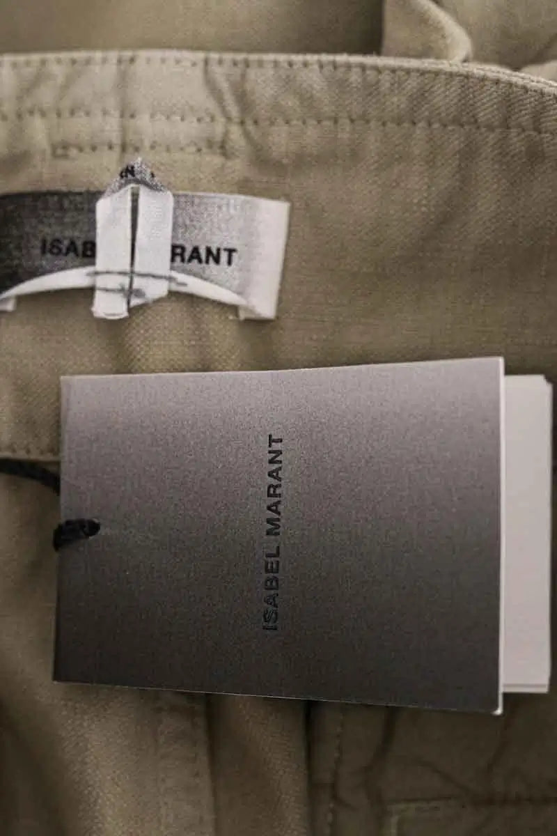Bermuda Isabel Marant OGEIL Kaki en Coton
