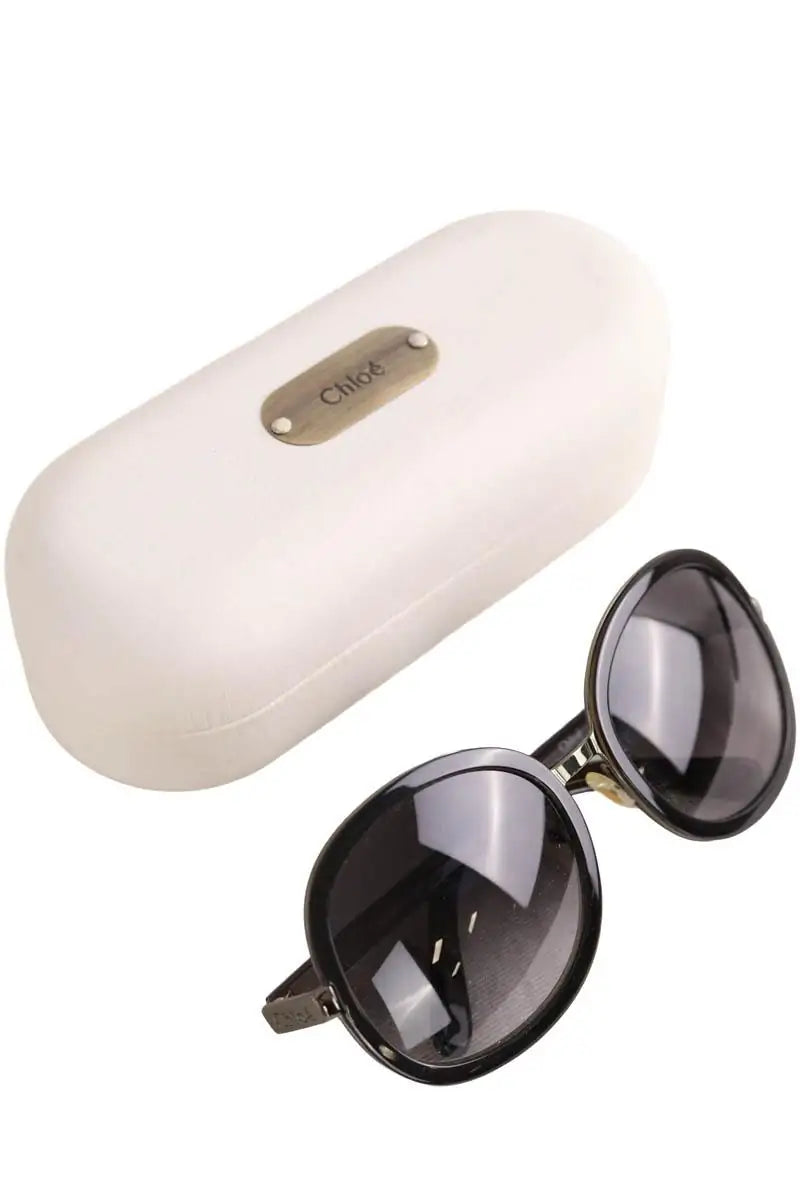 Lunettes de soleil Chloé Noir en Plastique