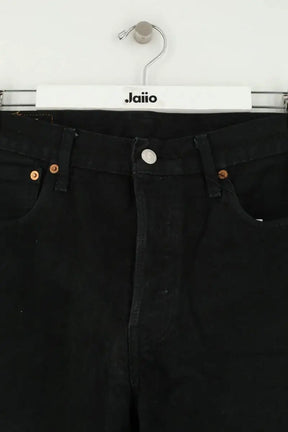 Jean droit Levi's 501 Noir en Coton