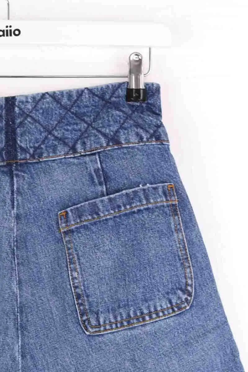 Mini short Sandro Bleu en Coton