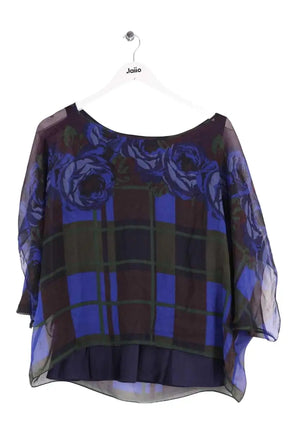 Blouse Kenzo Bleu en Synthétique, taille L - Seconde Main