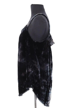 Top sans manche Raquel Allegra Vert en Velours