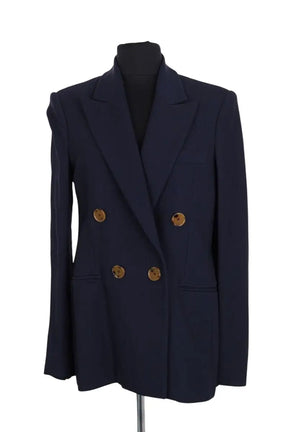 Blazer Khaite Marine en Laine, taille S - Seconde Main