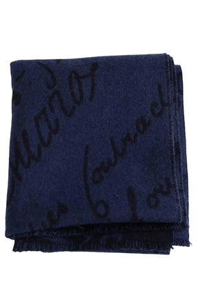 Foulard Berluti Bleu en Laine - Seconde Main