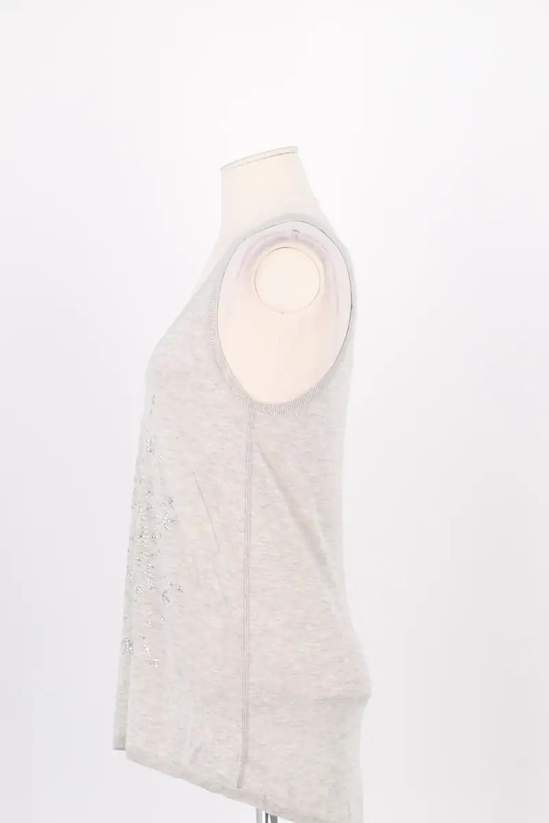 Top sans manche Zadig & Voltaire Gris en Viscose
