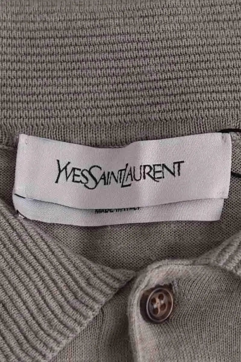 Polo Yves Saint Laurent Gris en Coton