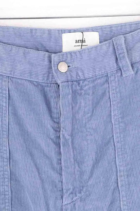 Pantalon droit Ami Bleu en Coton