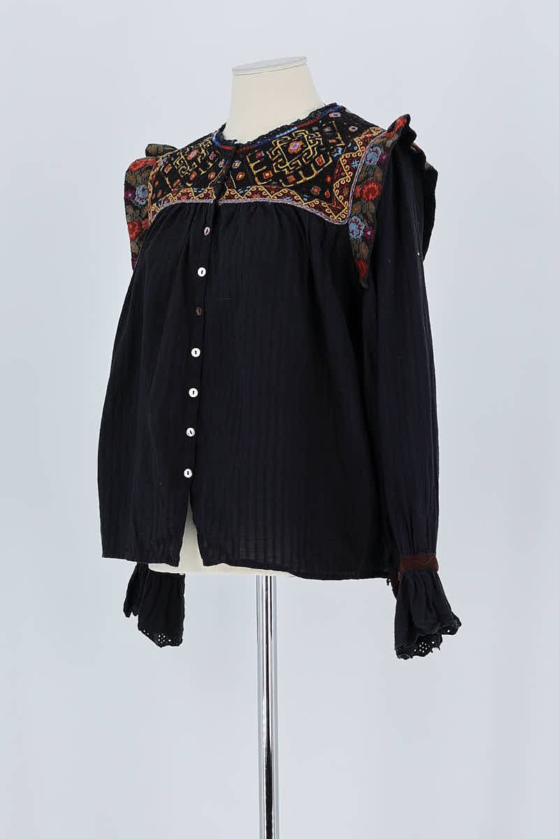 Blouse Antik Batik  Noir